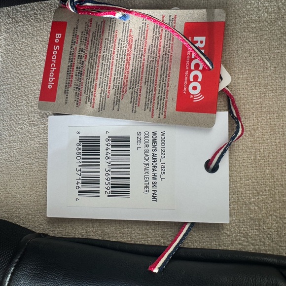 Perfect Moment Black Flare Leather Ski Pants - Picture 3 of 5